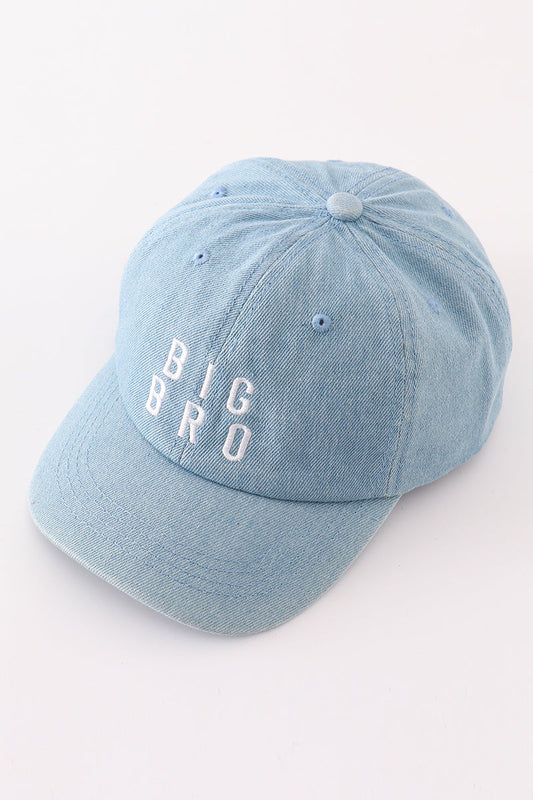 Blue big bro embroidery hat